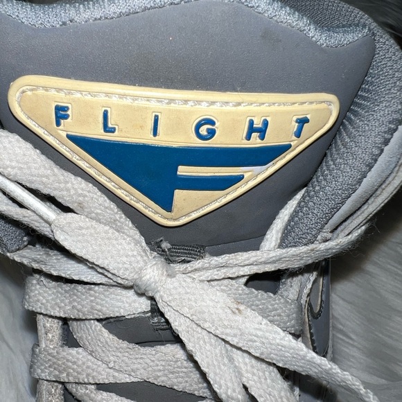 Nike Air flight Mens size 11.5. White/blue/gray vintage - Picture 7 of 10